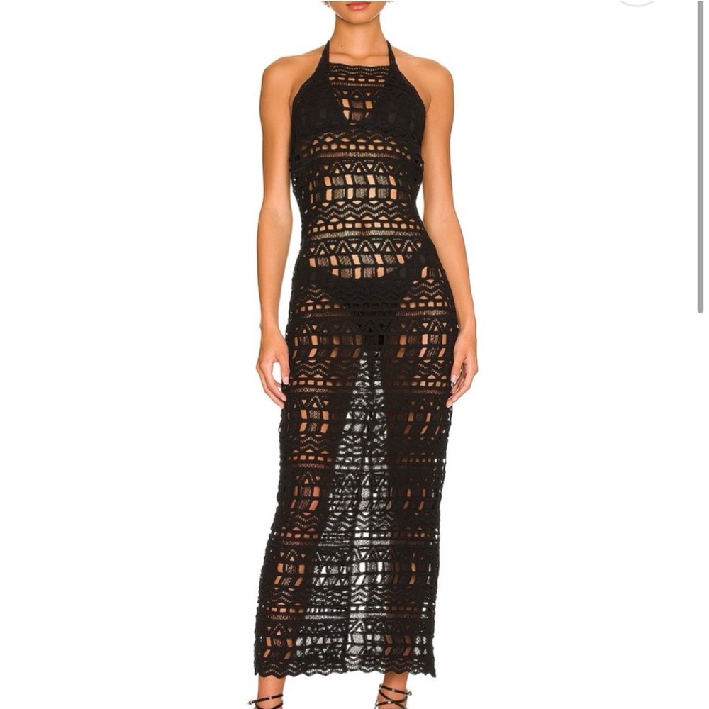 Rumer Inez maxi crochet dress